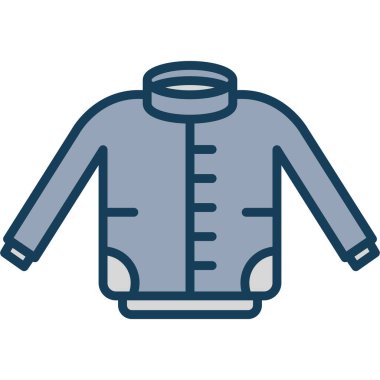 Ceket simge vektör çizim