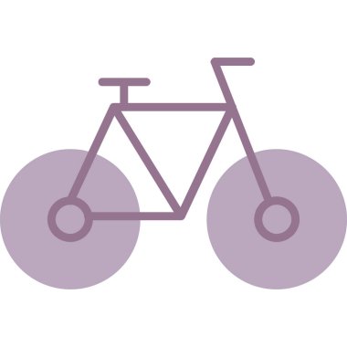 bisiklet ikonu vektör illüstrasyonu