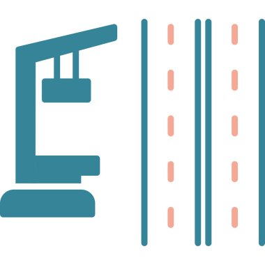 bariyer simgesi vektör illüstrasyonu