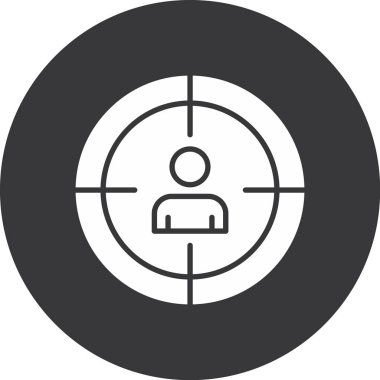 hedef hedef simgesini ana hat biçiminde hedefle