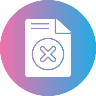 Dosya simgesinin vektör illüstrasyonu