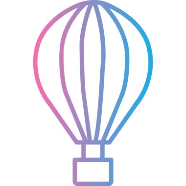 hava balonu vektör illüstrasyonu