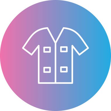 Mavi gömlekli bir adamın vektör çizimi