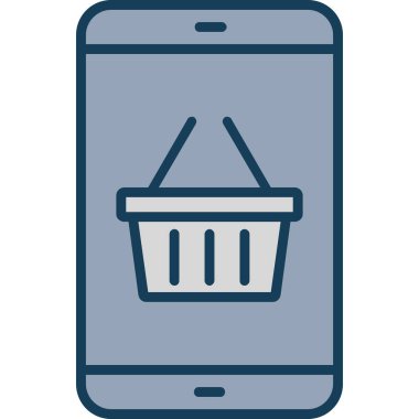 alışveriş sepeti simgesini, tasarım vektör