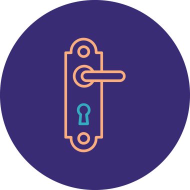 Anahtar. Web simgesi basit illüstrasyon