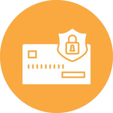 güvenlik simgesi, vektör illüstrasyonu basit tasarım