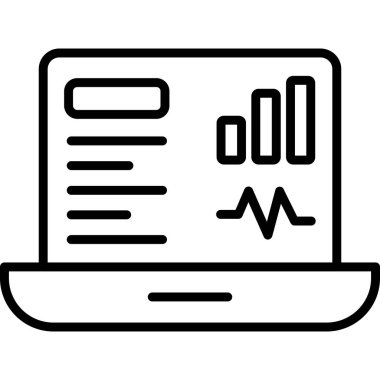 Bilgisayar ve teknolojinin vektör simgesi