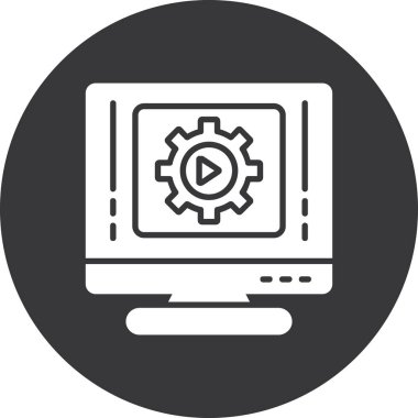 Web sitesi tasarımı, vektör illüstrasyonu için web simgesi