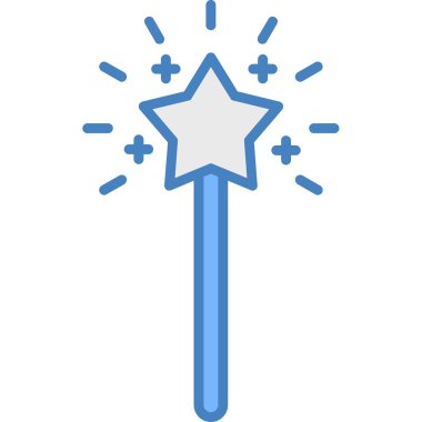 havai fişek simge vektör çizim