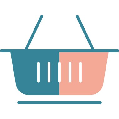 sepeti alışveriş izole simgesi