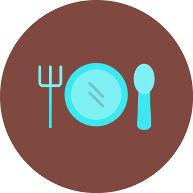 Gıda simgesinin vektör illüstrasyonu