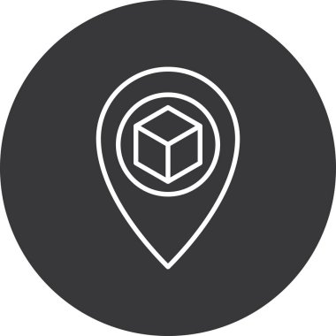 konum pin simgesi, konum haritası konum vektörü