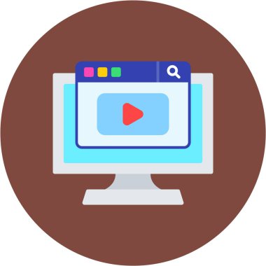 çevrimiçi web vektörü simgesi