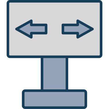 Yön oku. Basit tasarım