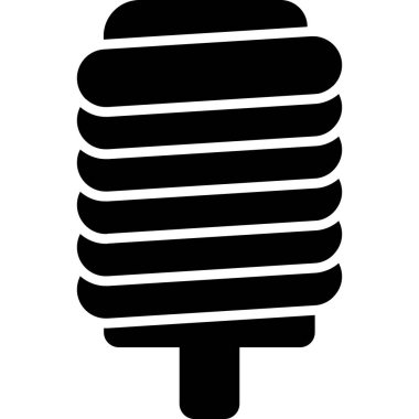 mikrofon simgesi vektör illüstrasyonu