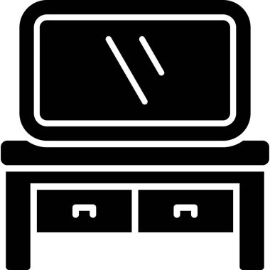 Mutfak fırını ikonu. Web için mutfak fırını vektör simgelerinin basit çizimi