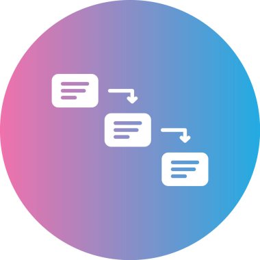 İş ve kişisel simgenin gösterimi