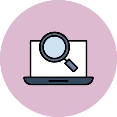 seo modern simgesinin vektör illüstrasyonu