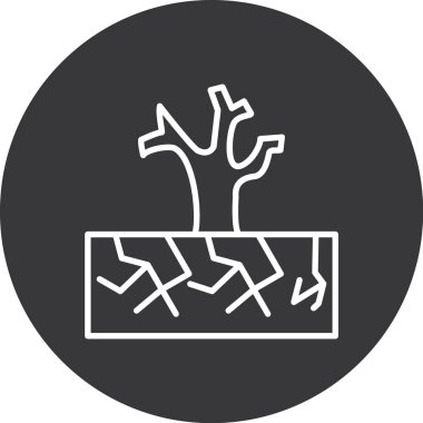 vektör ağacı simgesi, basit vektör illüstrasyonu