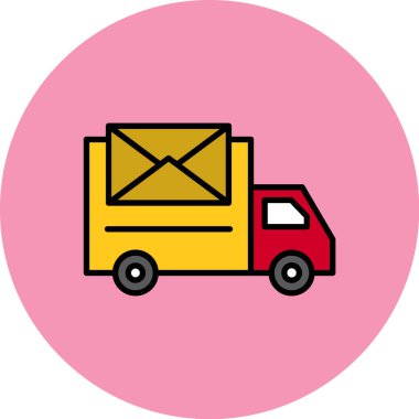 dağıtım web vektörü basit illüstrasyon