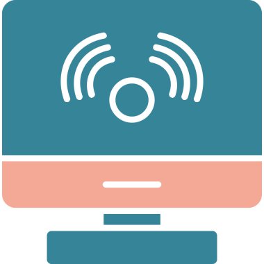 wifi vektör resimleme simgesi basit tasarım