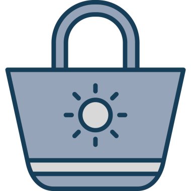 Alışveriş sepeti vektörü düzenlenebilir vektörü