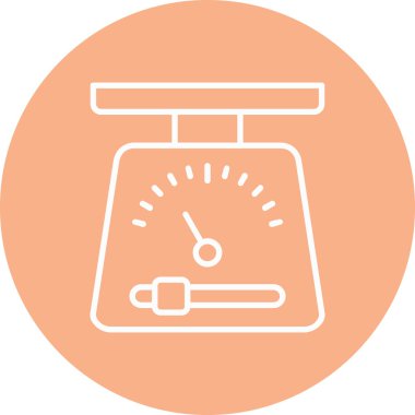 Hız göstergesi. Web simgesi basit tasarım