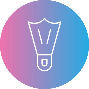 Bir lambanın vektör illüstrasyonu.