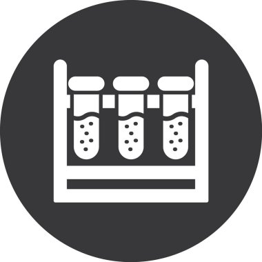 laboratuvar simgesi vektör illüstrasyonu