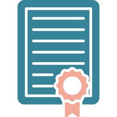 Belge. Web simgesi basit tasarım