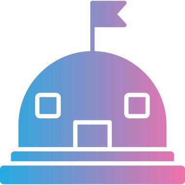 Robot simgesinin vektör illüstrasyonu