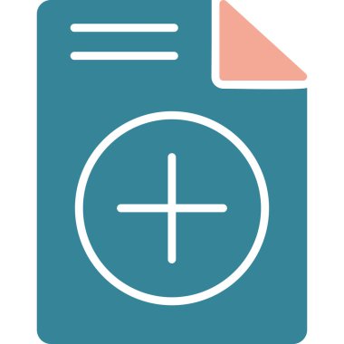 belge simgesi vektör illüstrasyonu