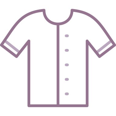 beysbol tişörtü vektör simgesi değiştirilebilir vuruş