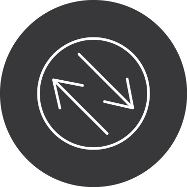 ok simgesi vektör illüstrasyonu