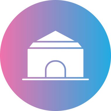 Cami. Web simgesi basit illüstrasyon