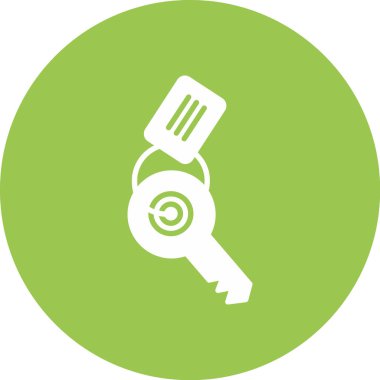 Anahtar. Web simgesi basit illüstrasyon