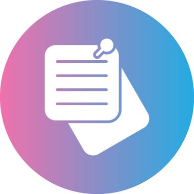 Belge simgesinin vektör illüstrasyonu