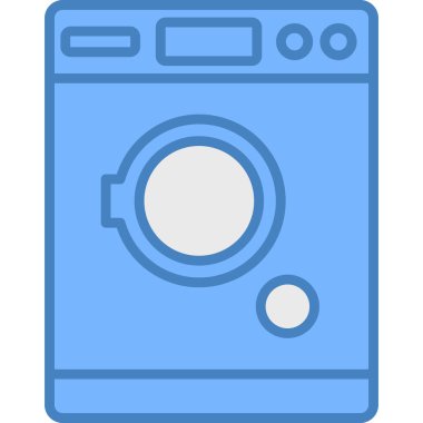 Çamaşır makinesi vektör simgesi