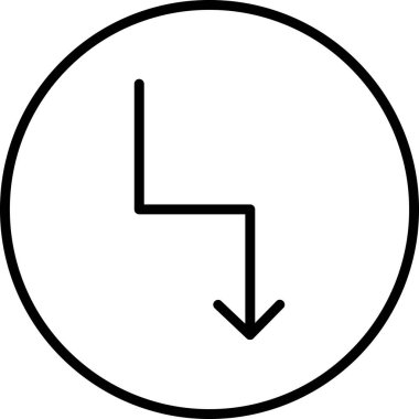 ok simgesi vektör illüstrasyonu