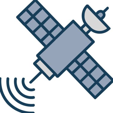 anten uydu ikonu - taslak biçimi