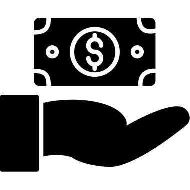 nakit dolar nakit para simgesi