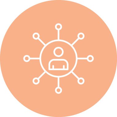 İş ve finans simgesinin vektör illüstrasyonu