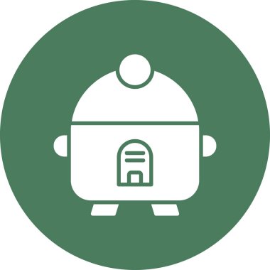 Robot simgesinin vektör illüstrasyonu
