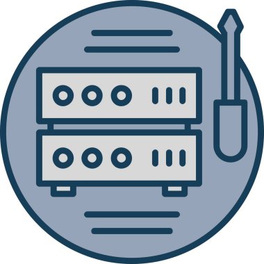 Donanım elektroniği simgesi - taslak biçimi