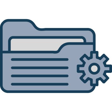 dosya dizin vektör simgesi