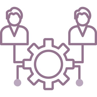 İnsanların vektör simgesi, takım çalışması