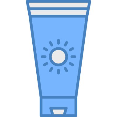 krem simge vektör çizim