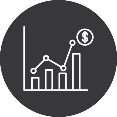 grafik ikonu vektör illüstrasyonu