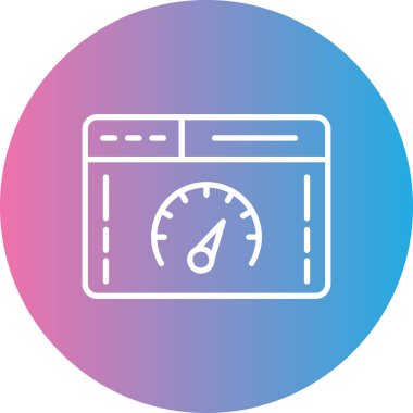 Seo simgesinin vektör illüstrasyonu