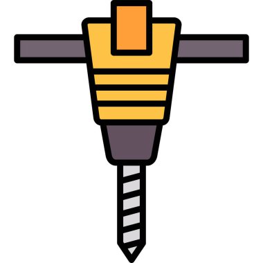 tornavida ikonu vektör çizimi